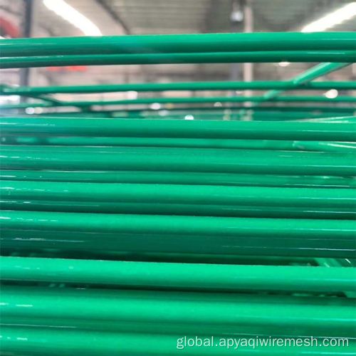 Coated Welded Wire Mesh Fence 3D V Bend Welded Wire Mesh Fence Factory